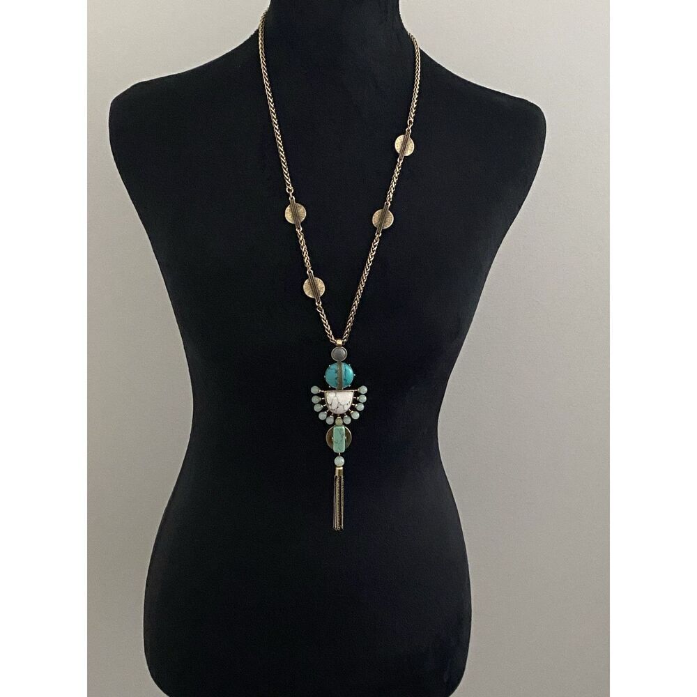 Stella And Dot Totum Tassel Necklace